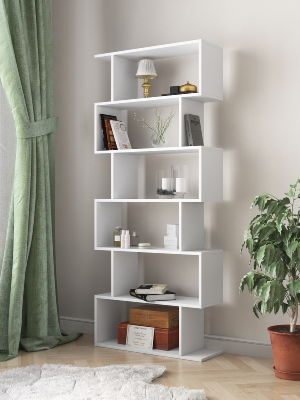 Ник стеллаж высокий (Белый снег 730х1732х250 )